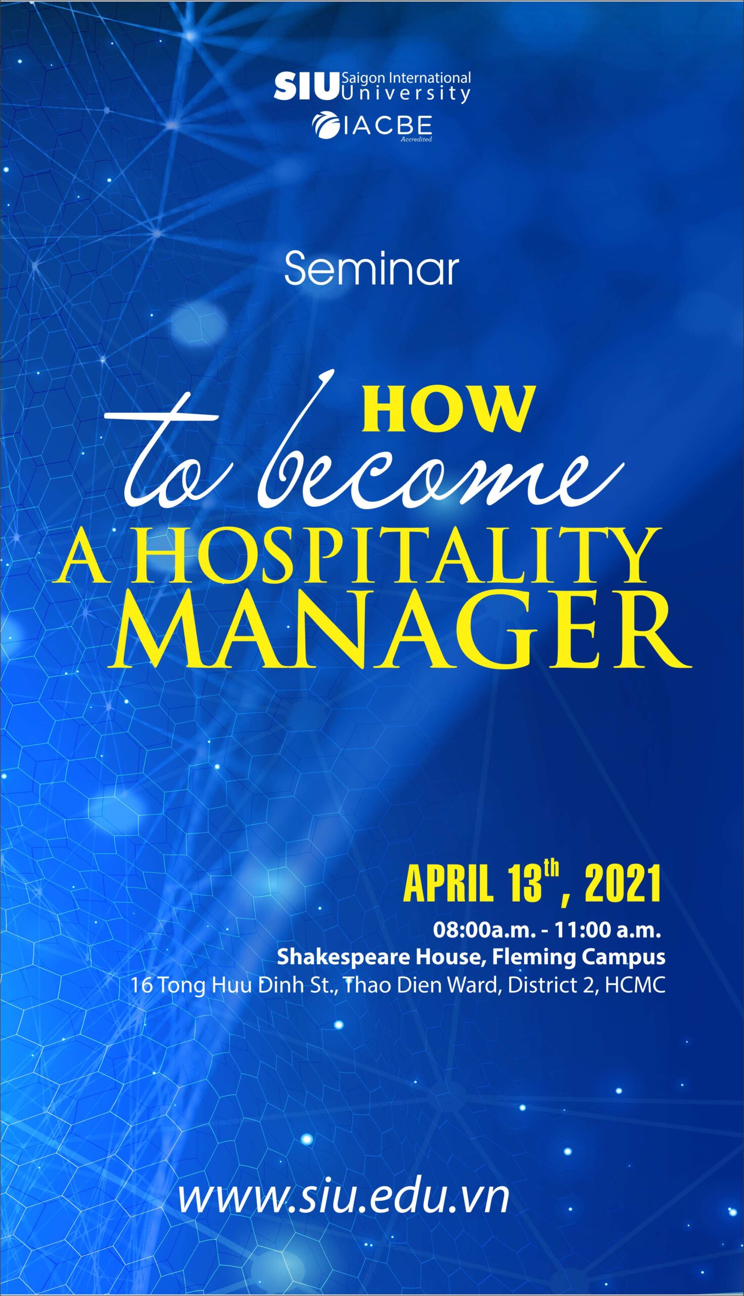 Hội thảo “How To Become A Hospitality Manager”